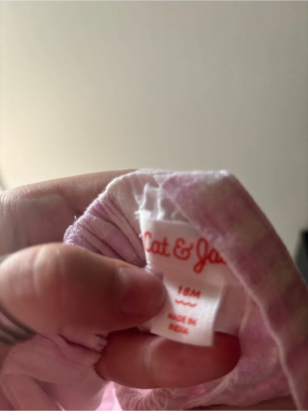 Cat & Jack Pink Gingham Girls Dress